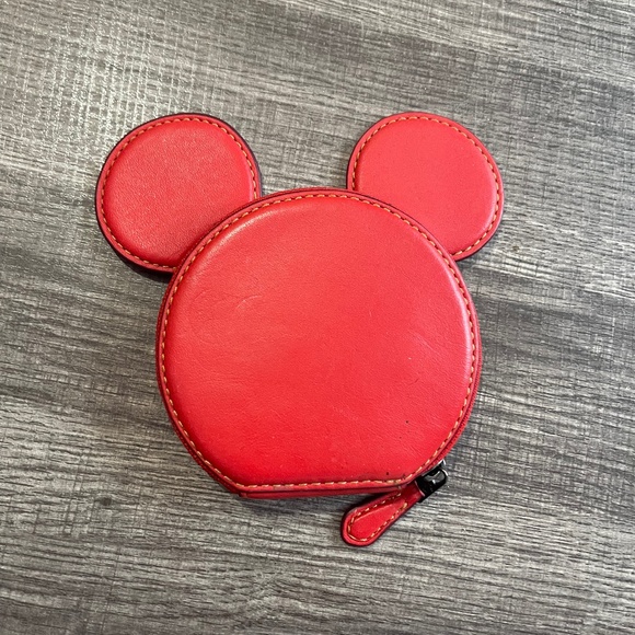 MICKEY MOUSE COACH CHANGE PURSE - Picture 1 of 3